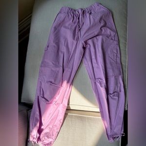 Lilac Drawstring Track Pants
